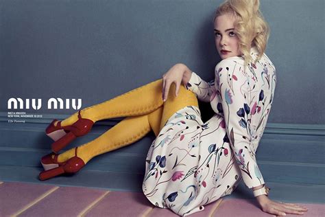 elizabeth olsen miu miu|Spring Summer 2014 Campaign .